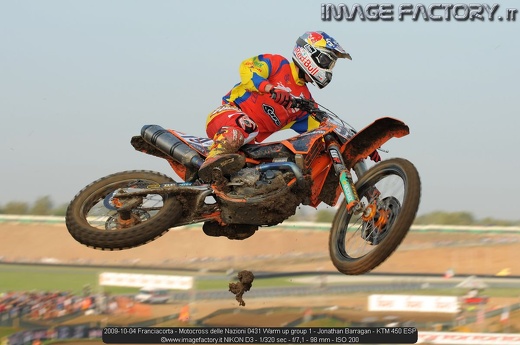 2009-10-04 Franciacorta - Motocross delle Nazioni 0431 Warm up group 1 - Jonathan Barragan - KTM 450 ESP